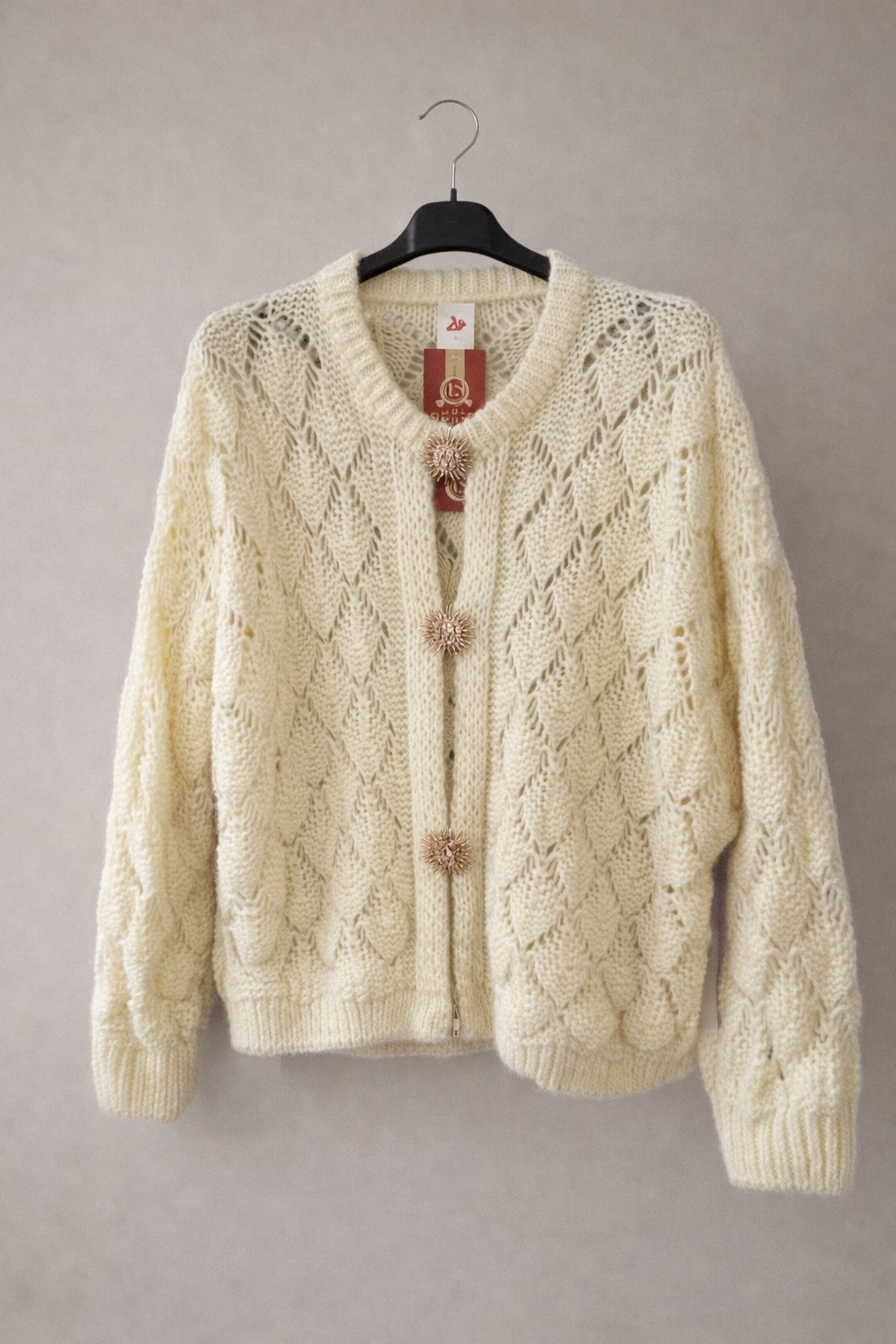 Gilet boutons dorés