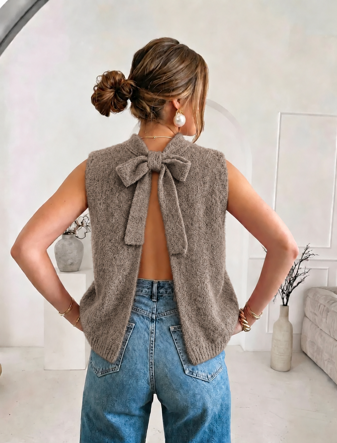 Pull sans manches