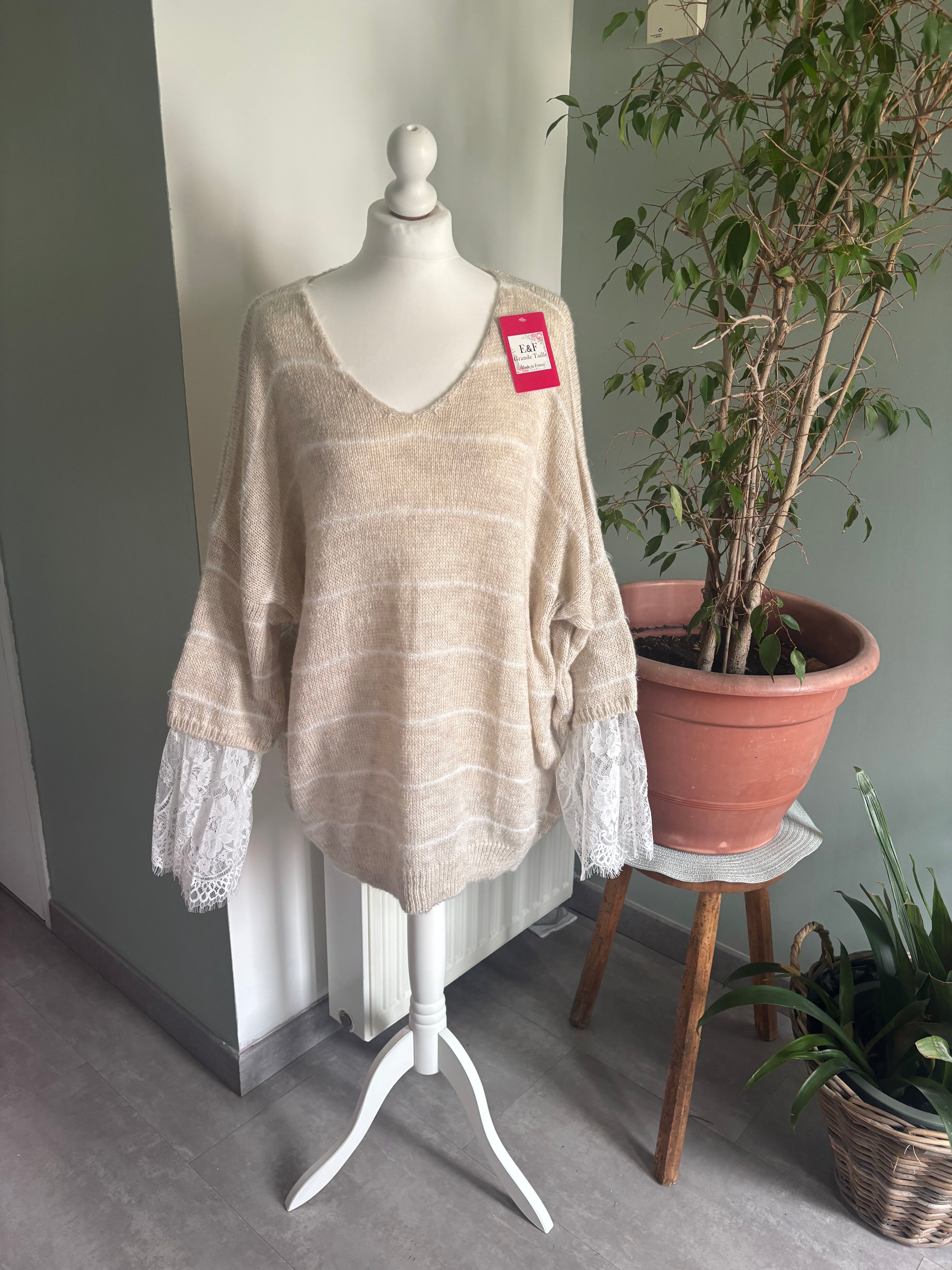 Pull grande taille